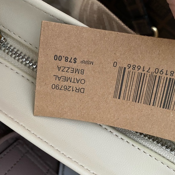 NWT STEVEN MADDEN CROSSBODY BAG COLOR BEIGE TRANSPARENT - Picture 8 of 8